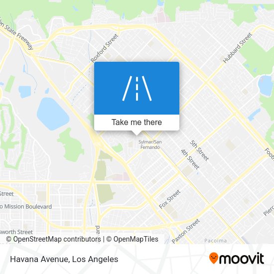 Mapa de Havana Avenue