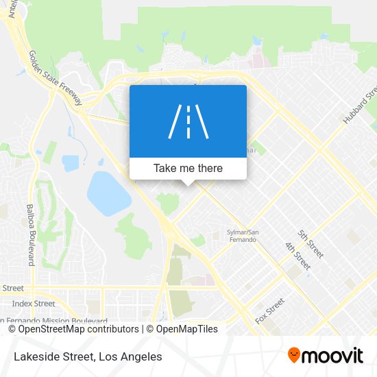 Mapa de Lakeside Street