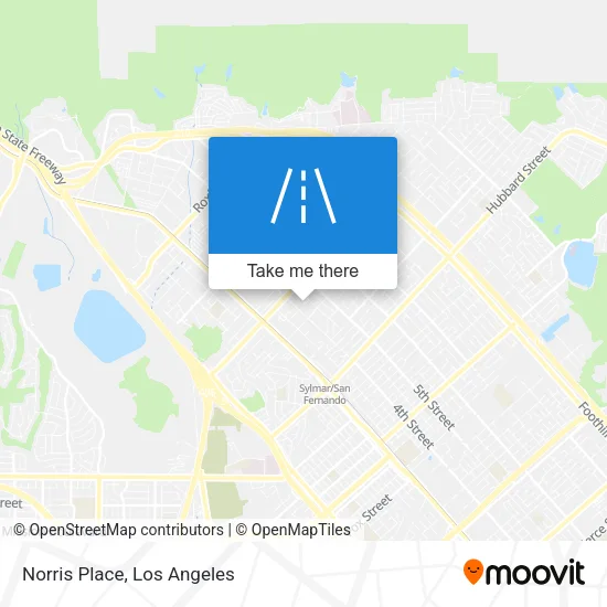Norris Place map