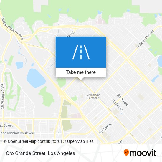 Oro Grande Street map