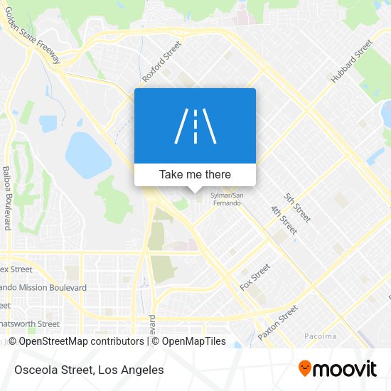 Mapa de Osceola Street