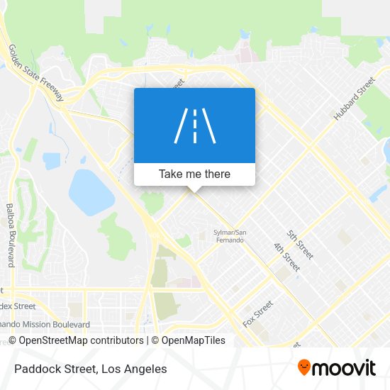 Mapa de Paddock Street