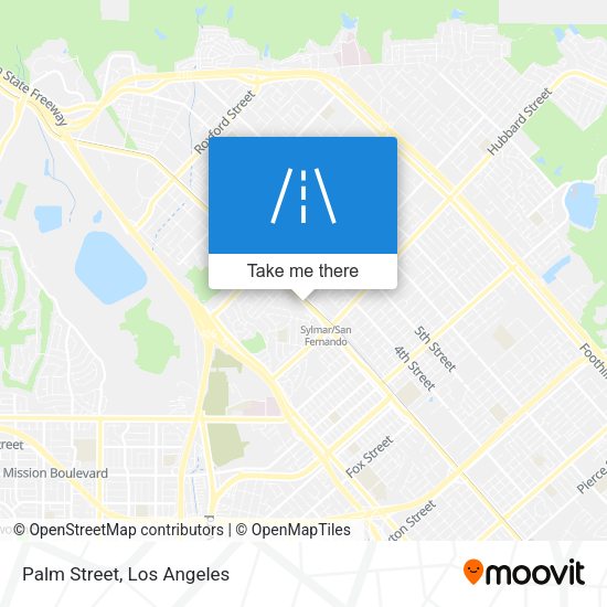 Mapa de Palm Street