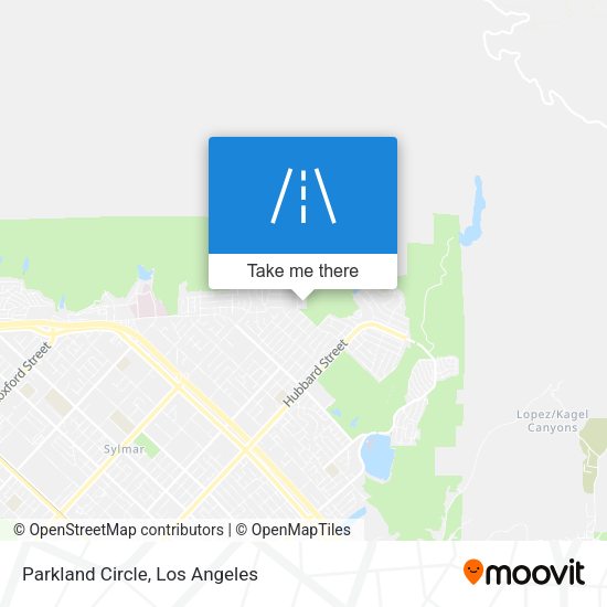 Parkland Circle map