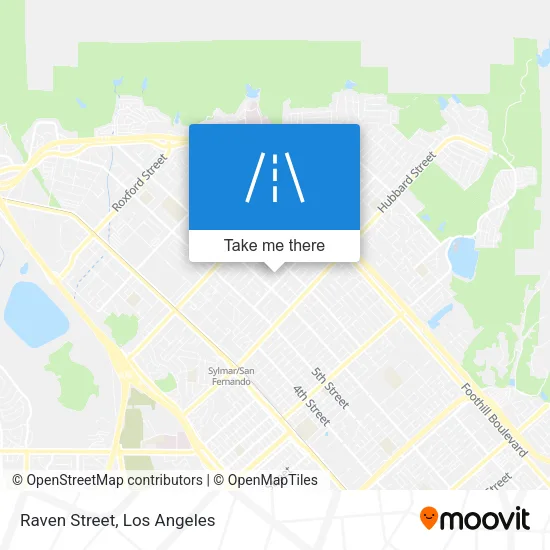 Raven Street map