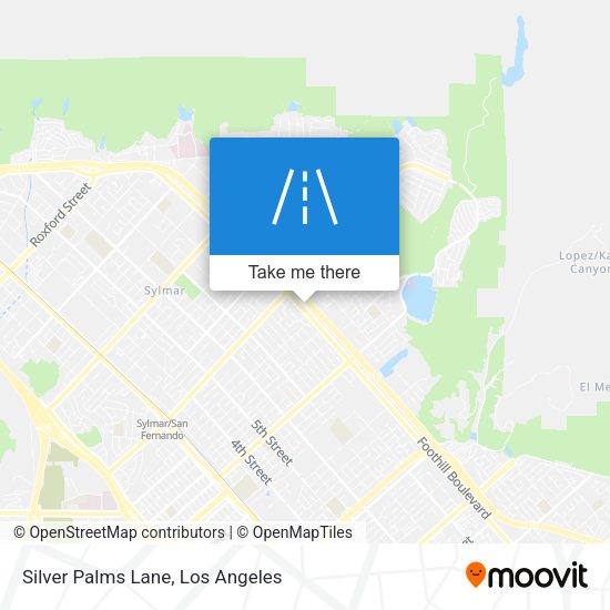 Mapa de Silver Palms Lane