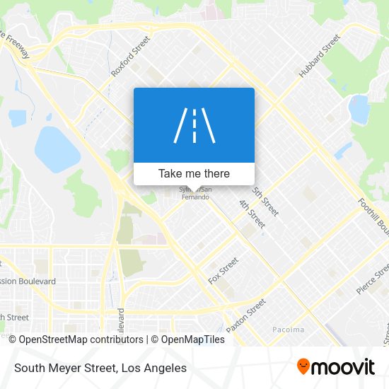 South Meyer Street map