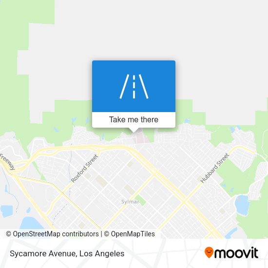 Sycamore Avenue map
