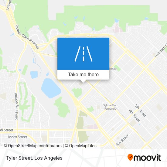 Mapa de Tyler Street