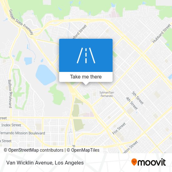 Van Wicklin Avenue map