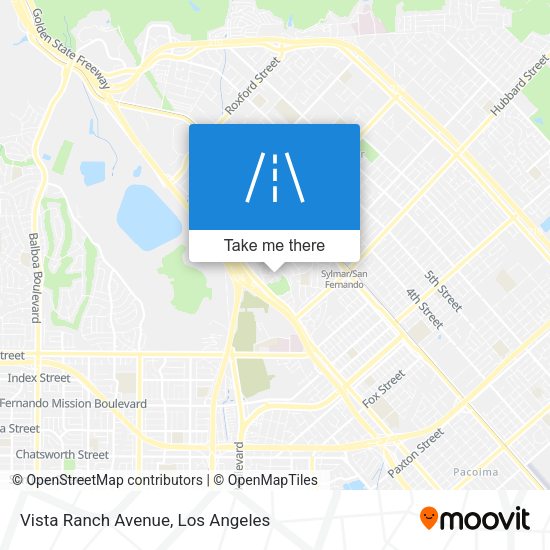 Vista Ranch Avenue map