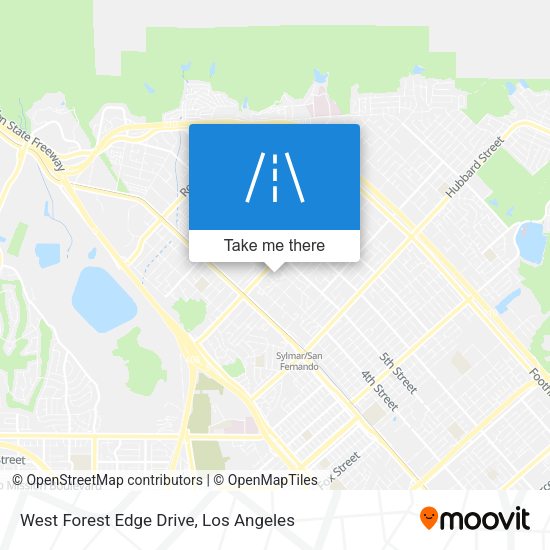 West Forest Edge Drive map