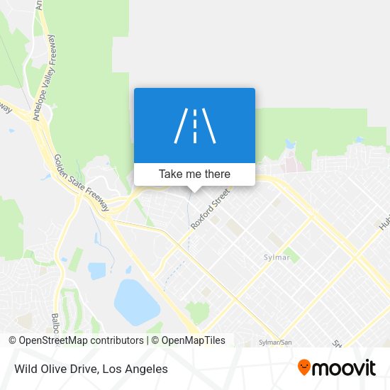 Mapa de Wild Olive Drive