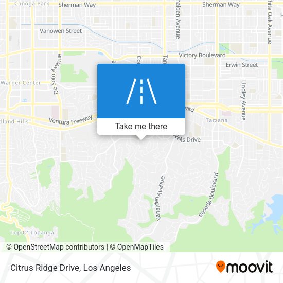 Citrus Ridge Drive map