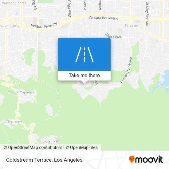 Coldstream Terrace map