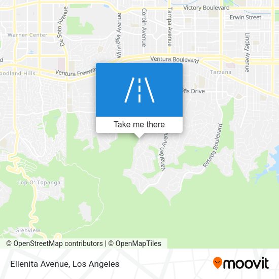 Ellenita Avenue map