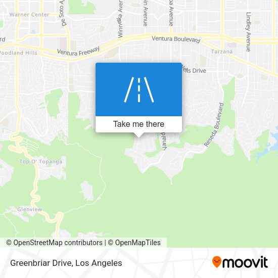Greenbriar Drive map