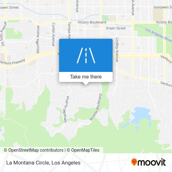 La Montana Circle map