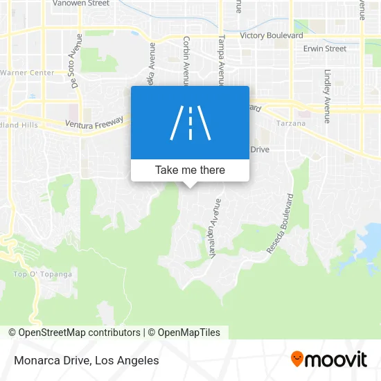 Monarca Drive map