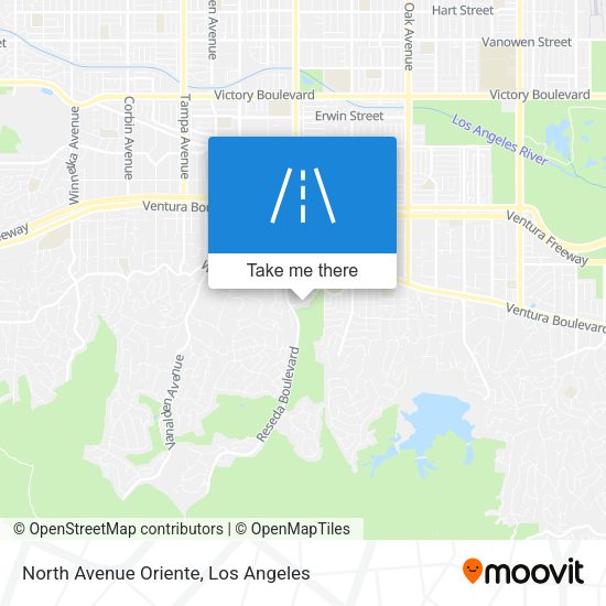 Mapa de North Avenue Oriente
