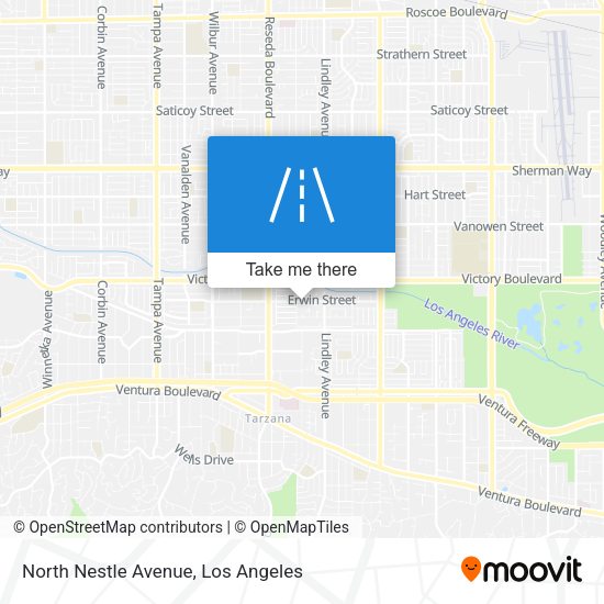 North Nestle Avenue map