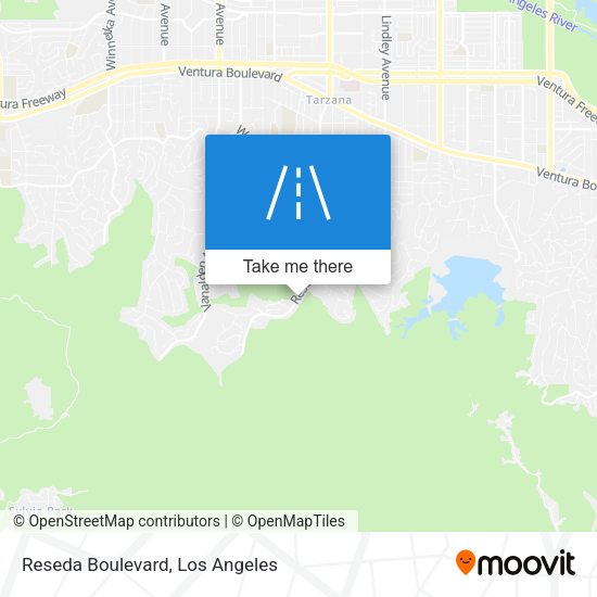 Mapa de Reseda Boulevard
