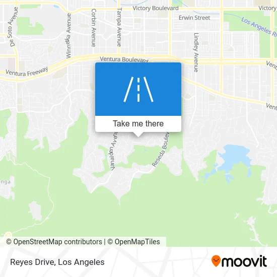 Reyes Drive map
