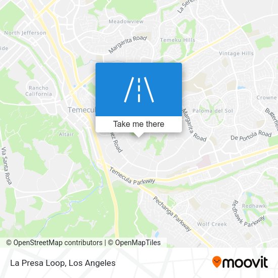 Mapa de La Presa Loop