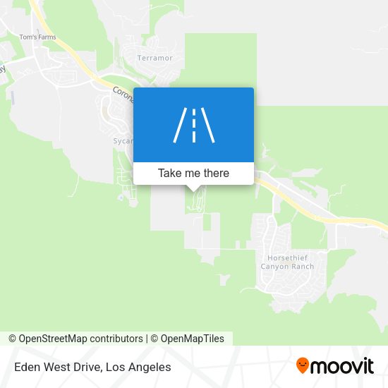 Mapa de Eden West Drive