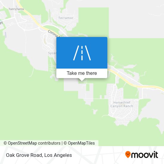 Mapa de Oak Grove Road
