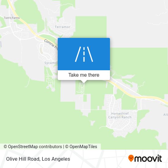 Mapa de Olive Hill Road