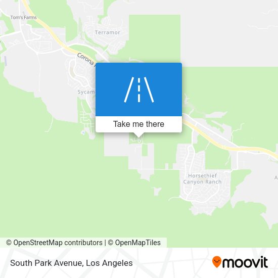South Park Avenue map