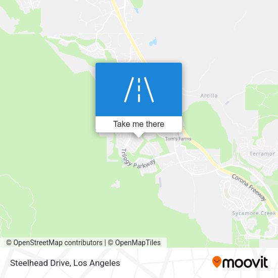 Mapa de Steelhead Drive