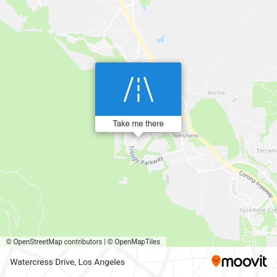 Watercress Drive map