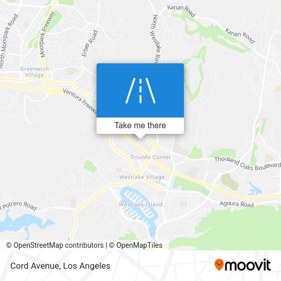 Mapa de Cord Avenue