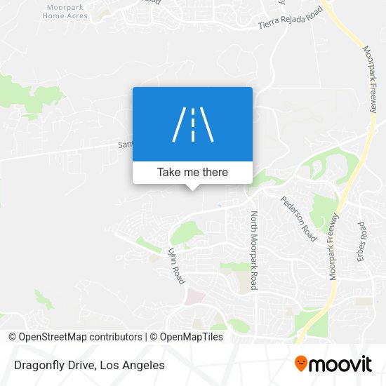 Dragonfly Drive map