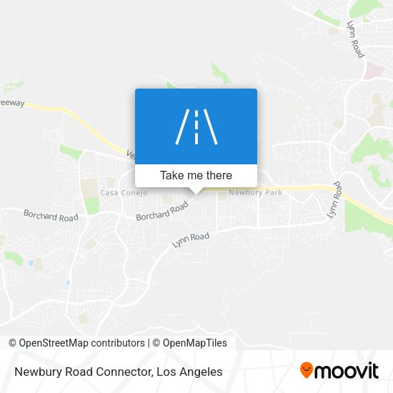 Mapa de Newbury Road Connector