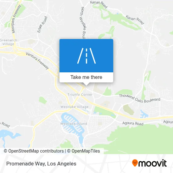 Promenade Way map
