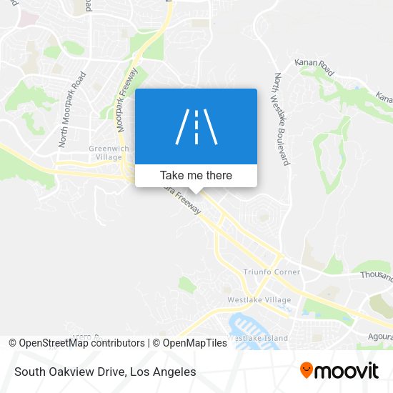 Mapa de South Oakview Drive