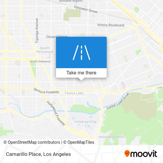 Camarillo Place map