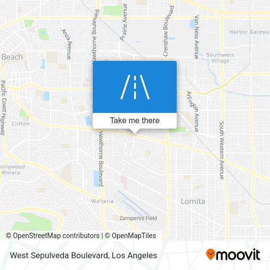 Mapa de West Sepulveda Boulevard