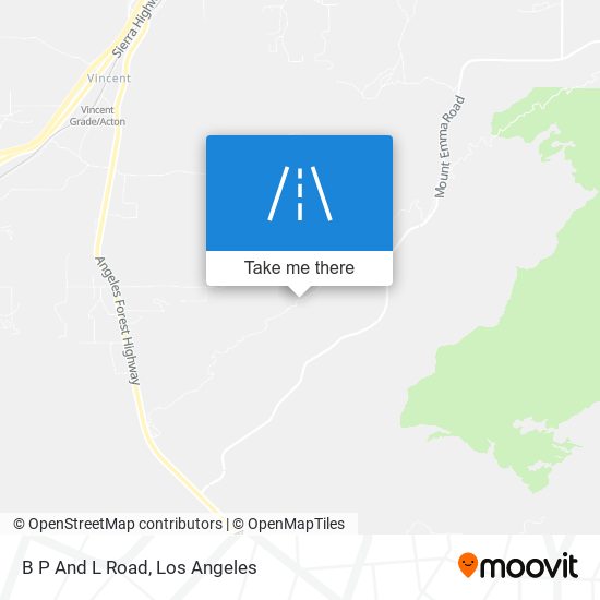 Mapa de B P And L Road