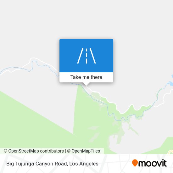 Mapa de Big Tujunga Canyon Road