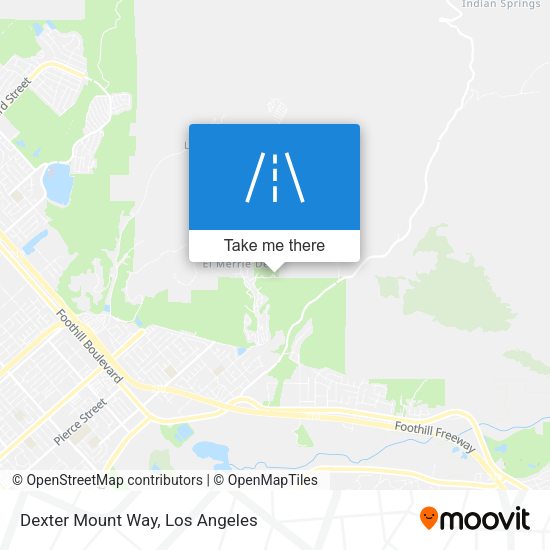 Dexter Mount Way map