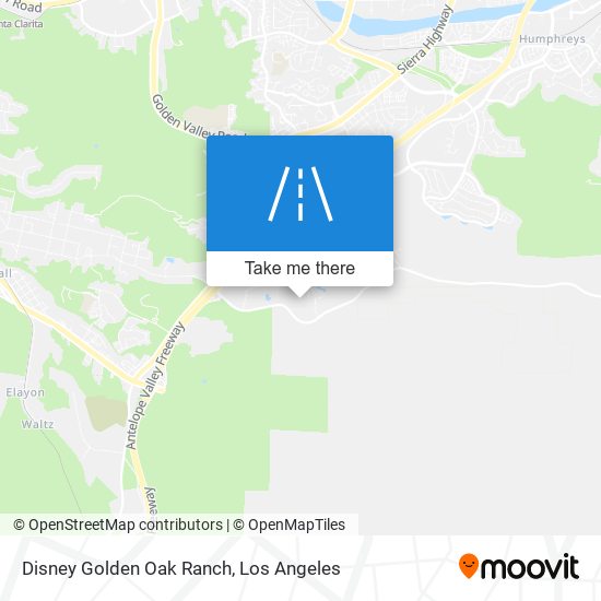 Disney Golden Oak Ranch map
