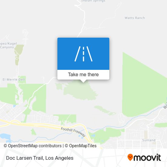 Mapa de Doc Larsen Trail