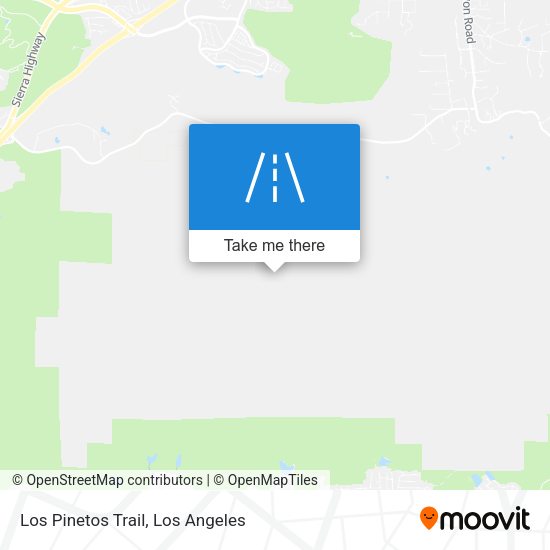 Mapa de Los Pinetos Trail