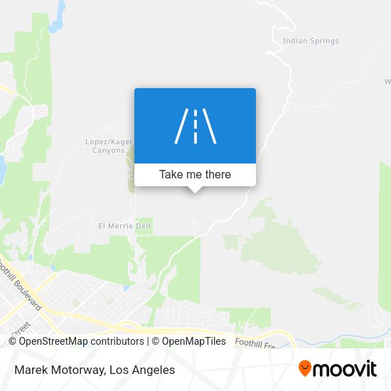 Mapa de Marek Motorway