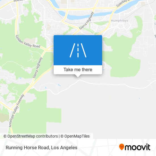 Running Horse Road map