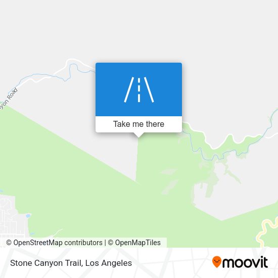 Stone Canyon Trail map